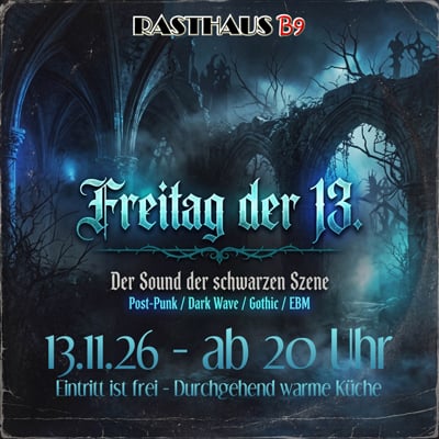 Freitag der 13. | Der Sound der schwarzen Szene